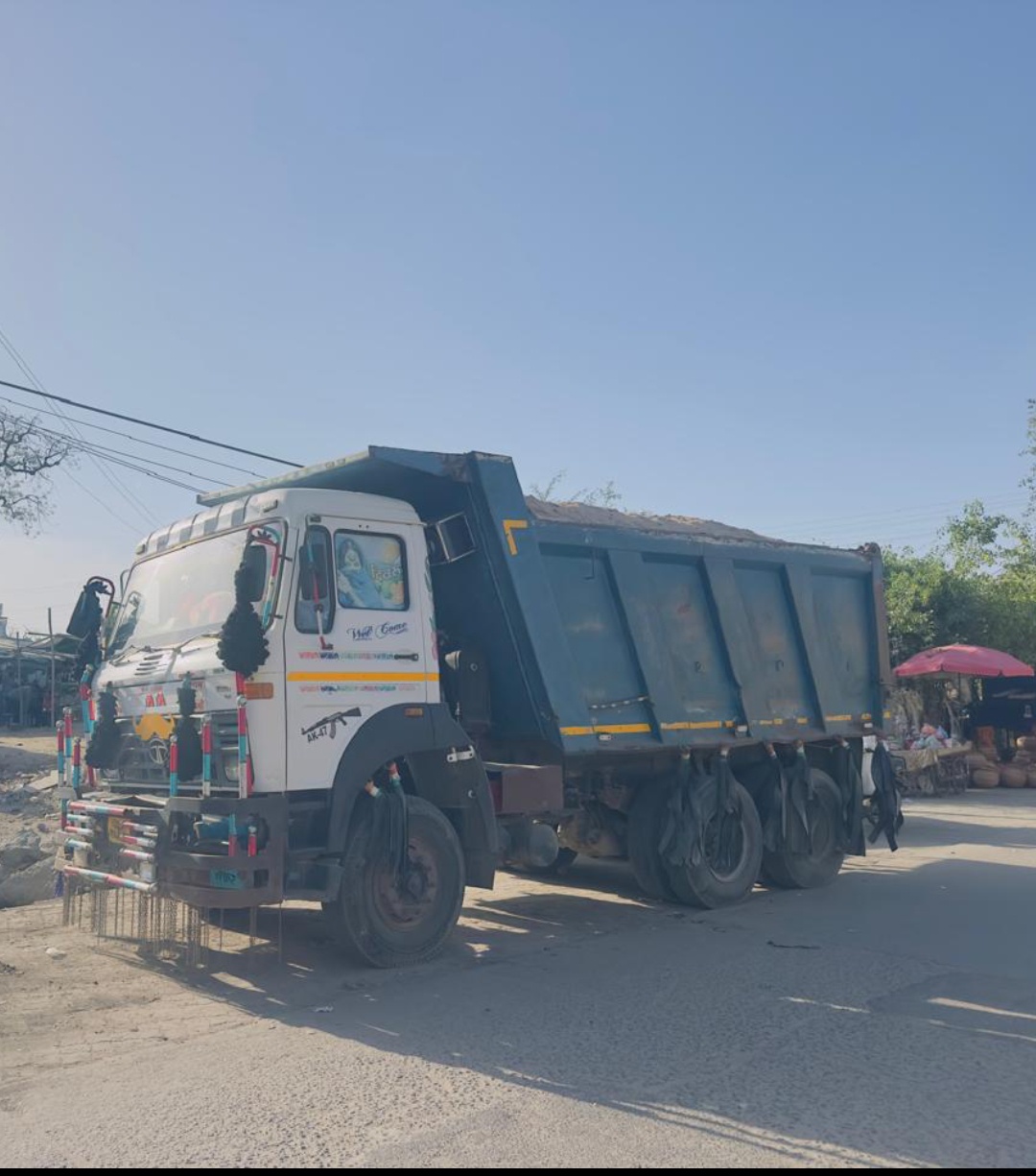 *अवैध बजरी भरकर परिवहन करते एक डम्पर को सिटी पुलिस ने किया जब्त*